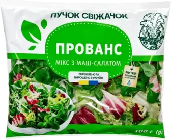 Салатний мікс Пучок-Свіжачок Прованс фрізе та маш 100 г