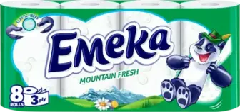Папір туалетний Emeka Aloe Vera Mountain Fresh 3-шаровий 8 шт