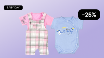 BABY DAY! -25% на літній одяг для малюків!