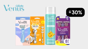 До -30% на жіночі засоби для гоління Gillette Venus