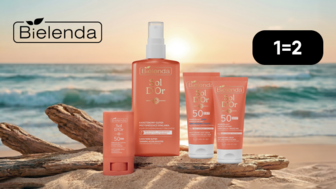 1=2: купуй два засоби для захисту від сонця Bielenda Sol D'OR за ціною одного