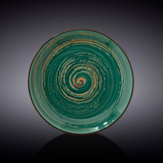 Тарілка кругла Wilmax Spiral Green 18 см (WL-669511/A)