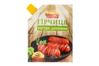 Гірчиця Гостра Домашня Щедро д / п 120г