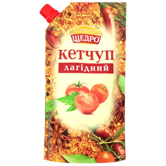 Кетчуп Щедро Лагідний, дой-пак, 250 г