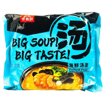 Локшина швидкого приготування JML Big Soup зі смаком морепродуктів 125 г (6921555541500)