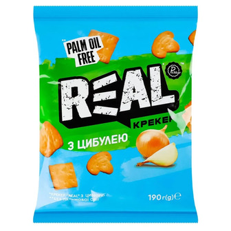 Крекер Pichkar Real з цибулею 190 г (4820108965867)