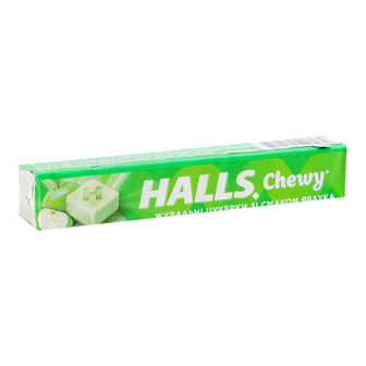 Цукерки жувальні Halls зі смаком яблука 47 г (7622202224270)