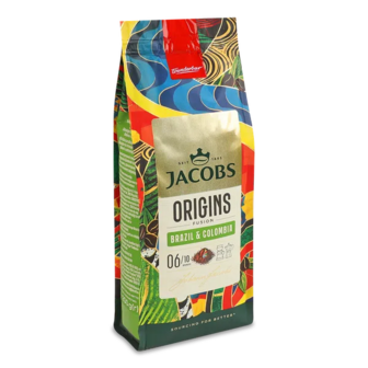 Кава мелена Jacobs Origins Brazil&Colombia смажена (200г)
