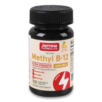 Добавка дієтична Jarrow Formulas Метил В12 зі смаком лимона 1000 мкг (100шт)