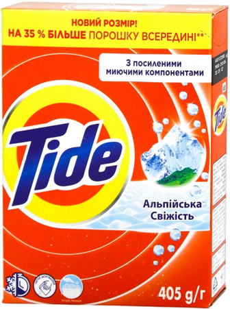 Порошок TIDE  Альпійська cвіжість 405г
