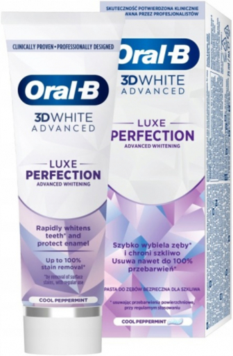Зубна пастаи Oral-B 3D White Адвансд Люкс Перфекшн Відбілюван75м
