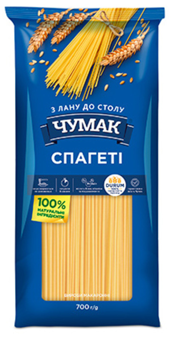 Макаронні вироби Чумак Спагетi 700г