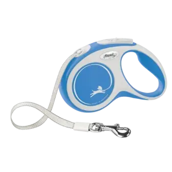 Flexi New Comfort повідець-рулетка для собак S стрічка 5 м - синій