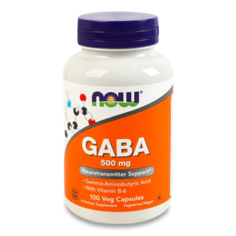 Добавка дієтична Now Foods Gaba (100шт)