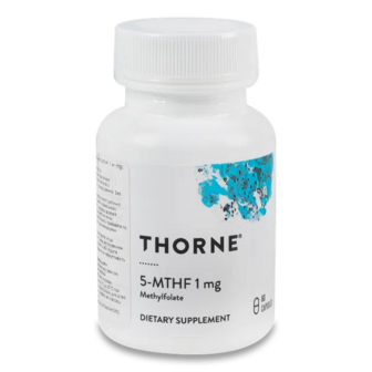 Добавка дієтична Thorne Метилфолат 5-MTHF 1 мг (60шт)