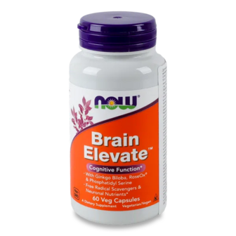 Добавка дієтична Now Brain Elevate (60шт)