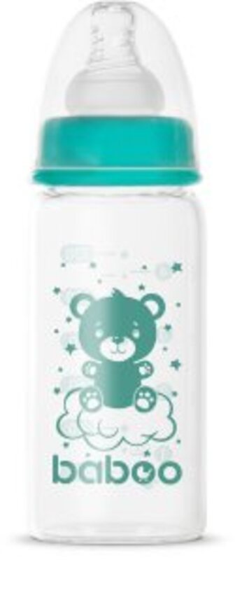 Anti-colic Glass Feeding Bottle Narrow Neck