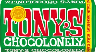 Молочний шоколад з фундуком Tony's 180 г