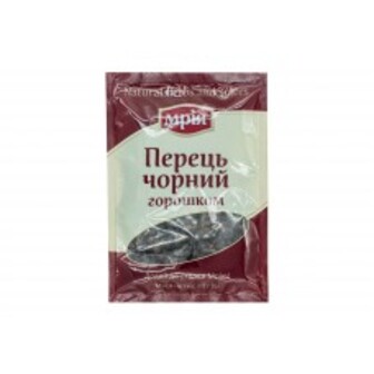 ПЕРЕЦЬ ЧОРНИЙ ГОРОШКОМ 20Г ТМ "МРІЯ"