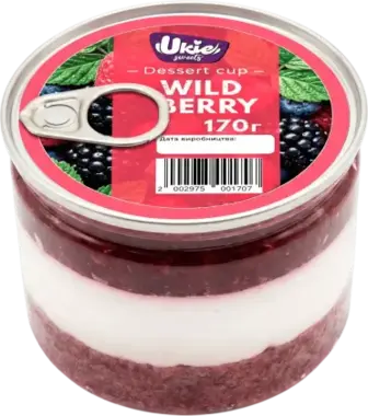 Десерт Ukie Sweets зі смаком лісових ягід 170 г