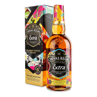 Віскі Extra Rum Cask купажоване 40% 0,7л коробка Chivas Regal