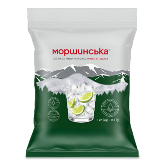 Лід харчовий Моршинська коктейльний 1кг (1кг)