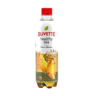 Напій 0,5 л Buvette Healthy Tea зі смаком манго та обліпихи ПЕТ 