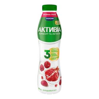 Біфідойогурт 0,5 кг Активіа малина-гранат 1,2% п/бут 