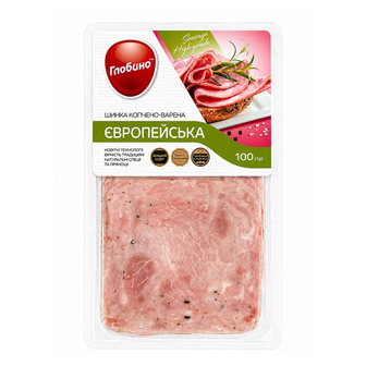 Шинка 100 г Глобино Європейська к/в вак/упак 