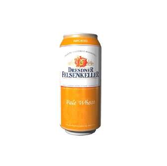 Пиво 0,5 л Dresdner Felsenkeller Hefeweizen світле пшеничне нефільтроване 5,0% ж/б Німеччина 