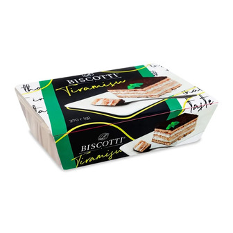 Тістечко Biscotti Тірамісу бісквітне 270 г (4820180817344)