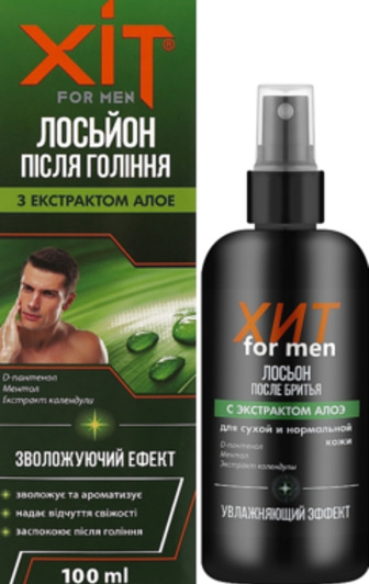 Лосьйон п/гол. Aromat Хіт For Men з екстрактом алое, 100 мл
