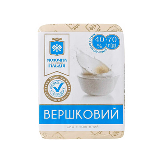Сир плавлений "Вершковий" 40% 70г