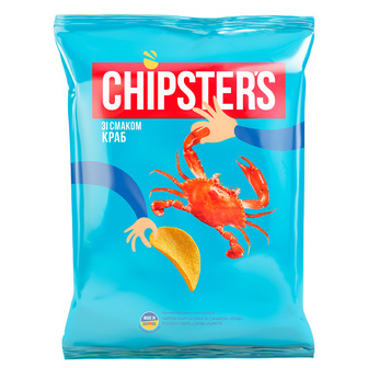 Чипси "Chipster`s"  краб 130г