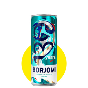 Вода "Borjomi" газована з/б 0,33л