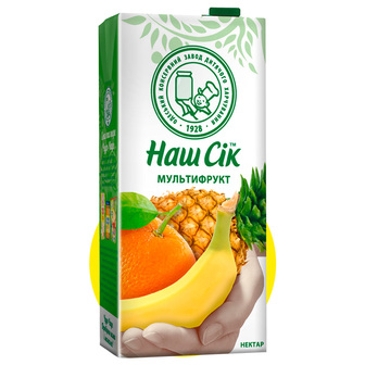 Нектар "Наш Сік" мультифруктовий 1,93л