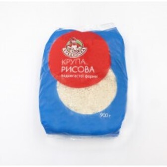 КРУПА РИСОВА ПОДОВГАСТОЇ ФОРМИ 900Г КУХАРОЧКА