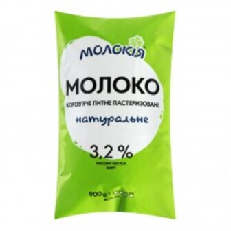 МОЛОКО 3.2% 900Г МОЛОКІЯ