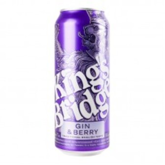 Напій С/А Gin/Berry 7% Ж/Б 0.5Л Kings Bridge