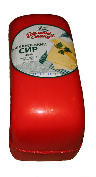 Сир Голландський брус 45% Гармонія Смаку