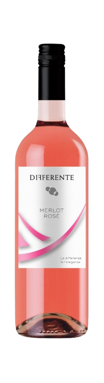 Вино "Differente Merlot Rosato" рожеве сухе 12% 0,75л /Castello Di Lozzolo/