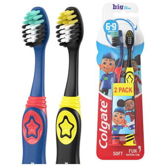 Щітка зубна дитяча Colgate Kids' Smiles М'яка 6-9 років 2 шт (8718951613911)