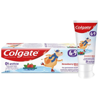 Зубна паста Colgate зі смаком Полуниці та м'яти для дітей від 6 до 9 років 60 мл (6920354826030)