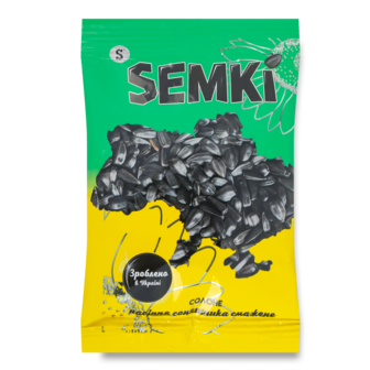 Насіння не чищене солене ТМ Semki, 75г