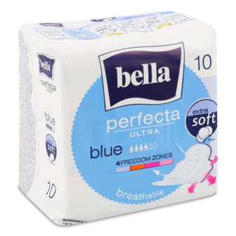 Прокладки "Perfecta Ultra Blue" ТМ Bella, 10шт