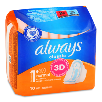 Прокладки "Classic Normal Single" ТМ Always, 10шт