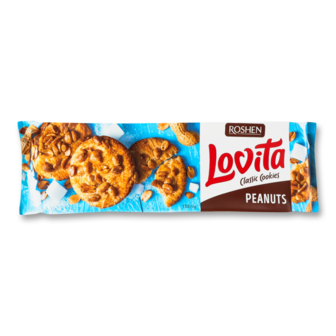 Печиво "Lovita Classic" з арахісом ТМ Roshen, 150г