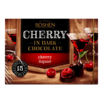 Цукерки "Cherry" з вишневим лікером ТМ Рошен, 155г