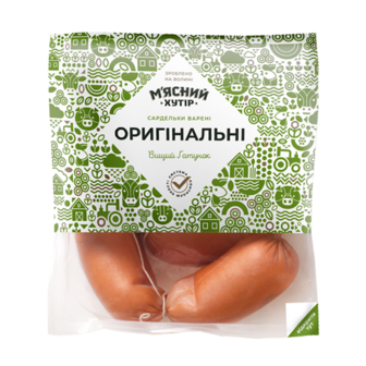 Сардельки "Оригінальні" ТМ М'ясний хутір, ціна за 1кг