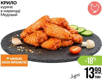 КРИЛО куряче в маринаді Медовий